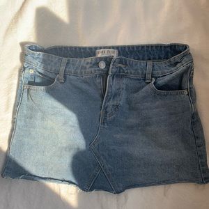 jean skirt